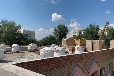 Капремонт кровли детского сада идет по плану